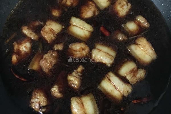 鹌鹑蛋红烧肉的做法图解7