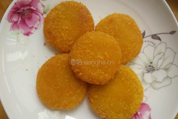 豆沙馅南瓜饼的做法图解9