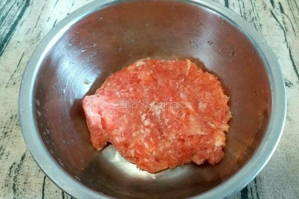 韭菜猪肉馅的做法图解3