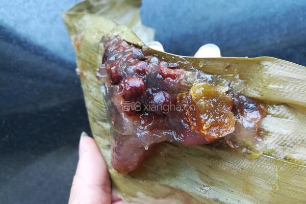 红豆蜜饯西米粽