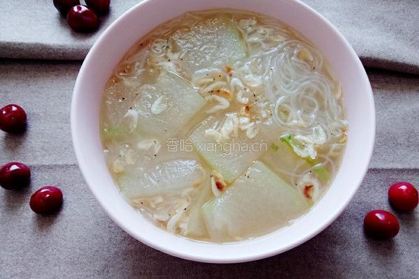 虾皮粉丝冬瓜汤的做法图解10