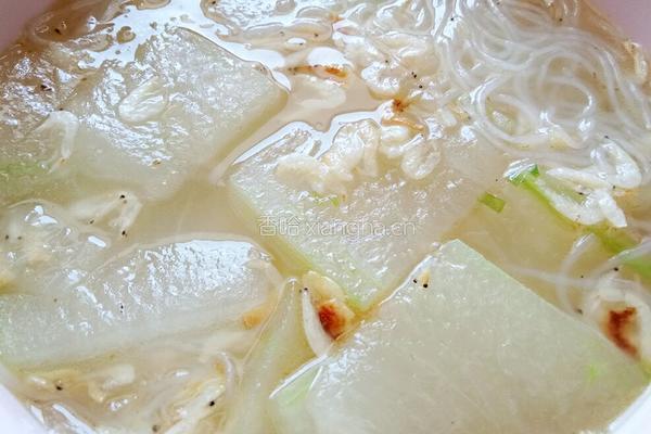 虾皮粉丝冬瓜汤的做法图解8