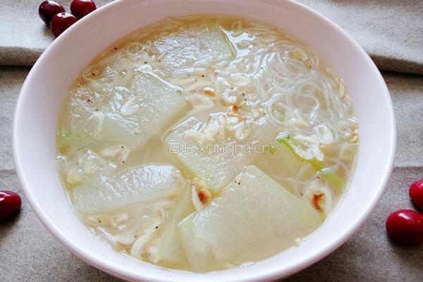 虾皮粉丝冬瓜汤的做法图解9