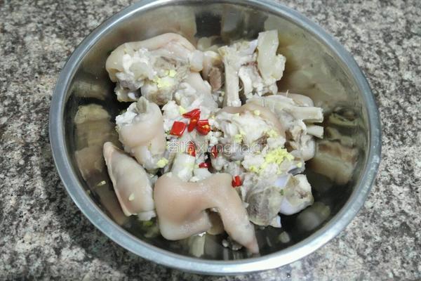 凉拌猪蹄的做法图解6