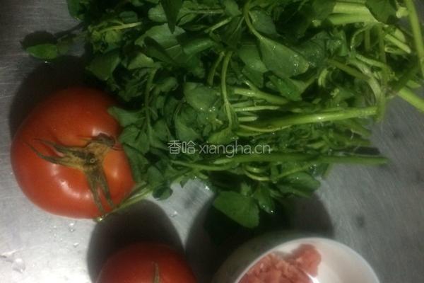 番茄西洋菜瘦肉汤的做法图解1