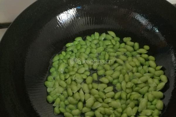 青毛豆炒田鸡的做法图解7