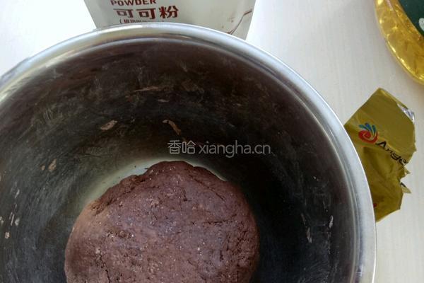 巧克力刺猬馒头的做法图解3