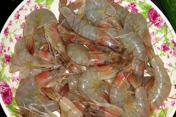 微波炉 蒜蓉粉丝虾的做法图解1