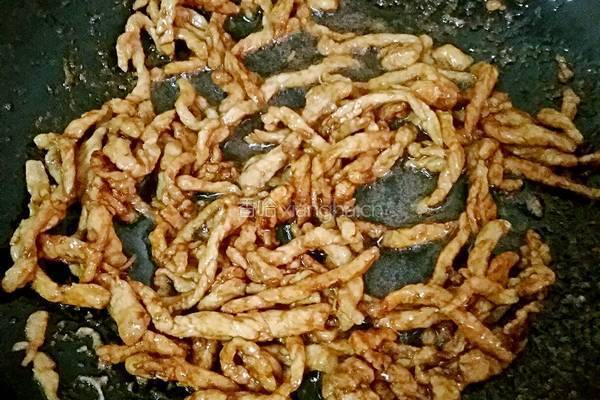 炒水芹肉丝的做法图解5