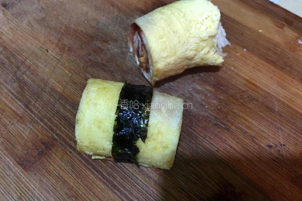 海苔肉松吐司卷的做法图解8