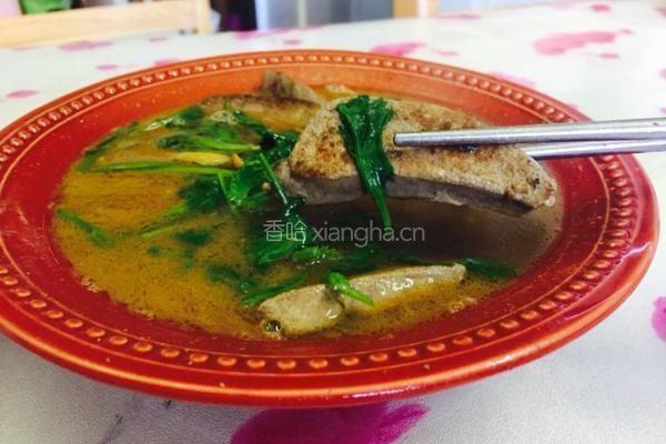 麻油猪肝汤