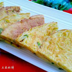 香煎土豆丝鸡蛋饼的做法[图]