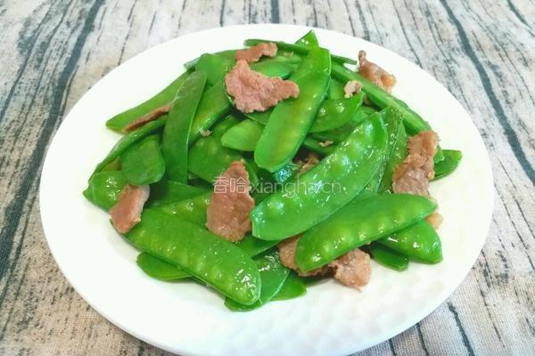 荷兰豆炒牛肉的做法图解7
