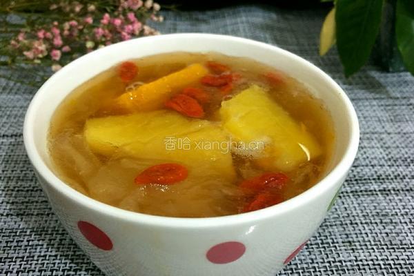 菠萝南瓜银耳汤的做法图解8