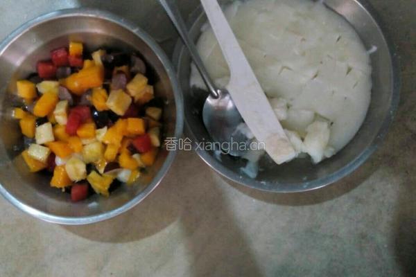 水果杂锦卷的做法图解4