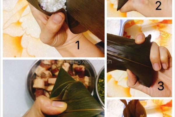 咸肉粽的做法图解15