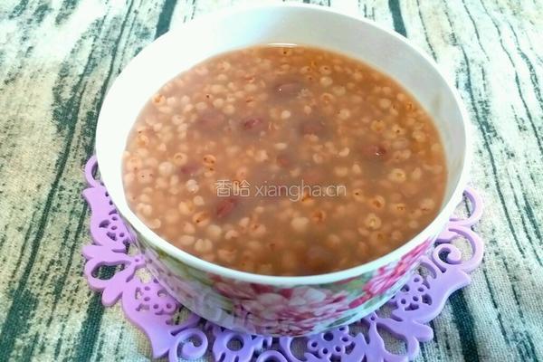 粘高粱米红豆粥的做法图解7