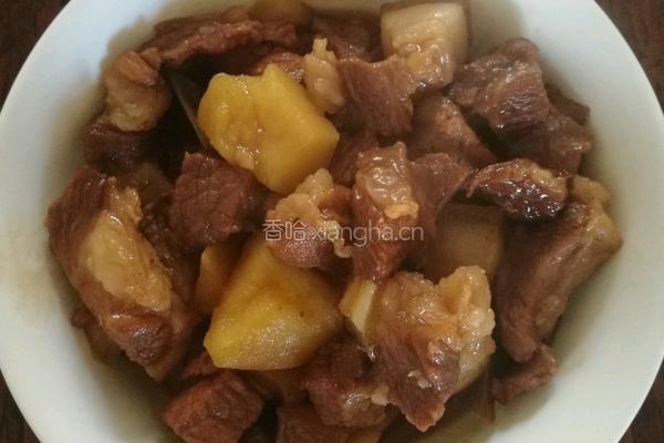 红烧肉炖土豆的做法图解9