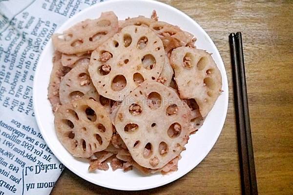 肉末拌藕片的做法图解9