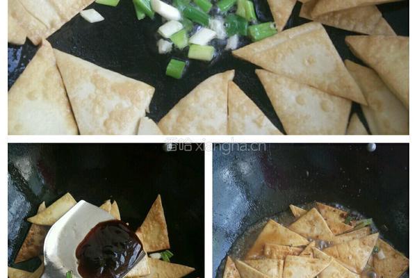 蒜香蚝油豆干的做法图解3