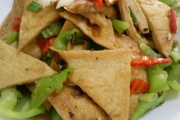 蒜香蚝油豆干的做法图解4