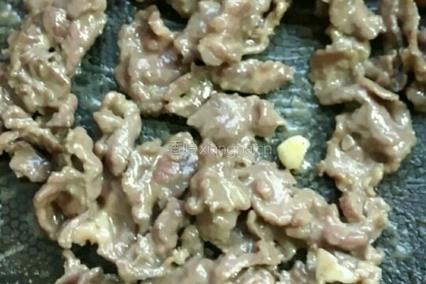 芥兰炒牛肉的做法图解9