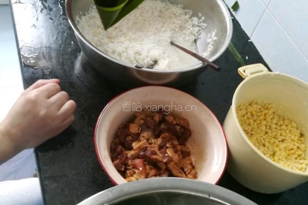 绿豆肉香棕的做法图解9