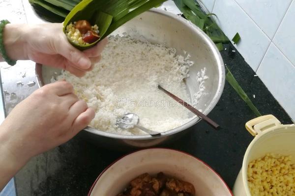 绿豆肉香棕的做法图解11