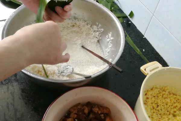 绿豆肉香棕的做法图解13