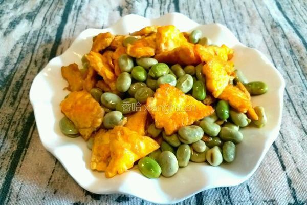 蚕豆炒鸡蛋的做法图解11