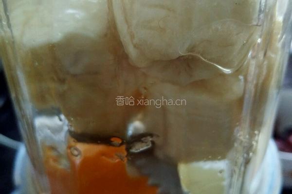 紫薯香蕉发糕的做法图解3