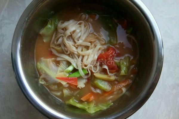 混汤面的做法图解4