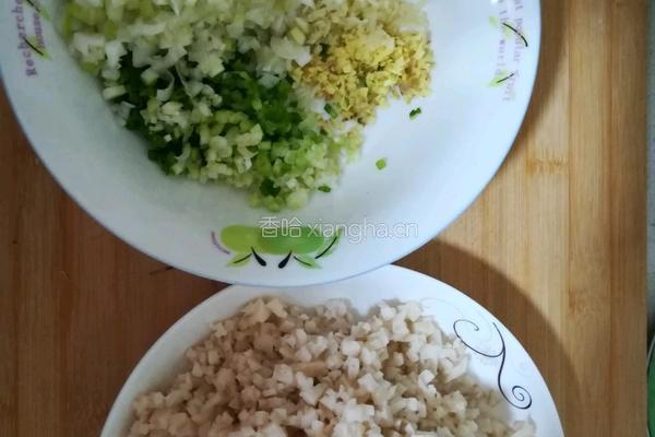 猪肉莲藕馅水饺的做法图解4