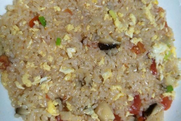 香菇蛋炒饭的做法图解11