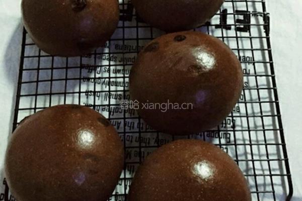 巧克力黑眼豆豆软面包的做法图解9
