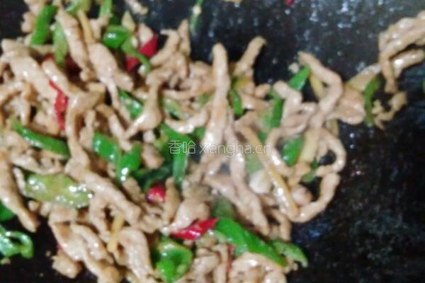 香芹豆泡肉丝的做法图解5