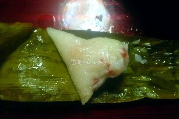 深情鹌鹑火腿粽的做法图解10
