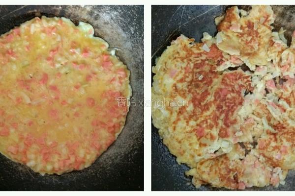 洋葱火腿鸡蛋饼的做法图解6