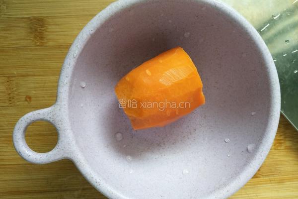 6个月宝宝辅食 胡萝卜泥的做法图解1