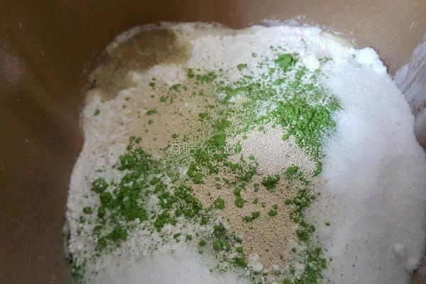 抹茶蜜豆吐司(五十铃)的做法图解2
