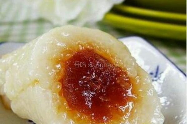 简单板栗蜜枣糯米粽子小点心的做法图解8