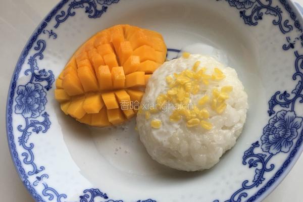 泰式芒果糯米饭的做法图解3