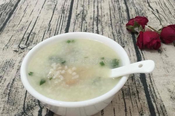 芹菜粉葛咸骨粥的做法图解10