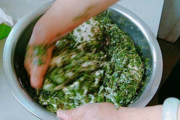 蚂蚱菜馍馍的做法图解3