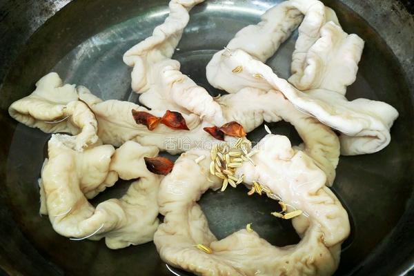青椒洋葱炒肥肠的做法图解5