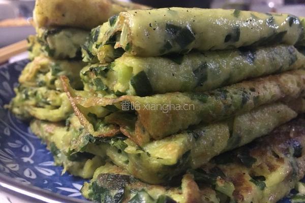 韭菜鸡蛋煎饼（电饼档模式）的做法图解11