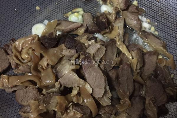 辣炒护心肉的做法图解5