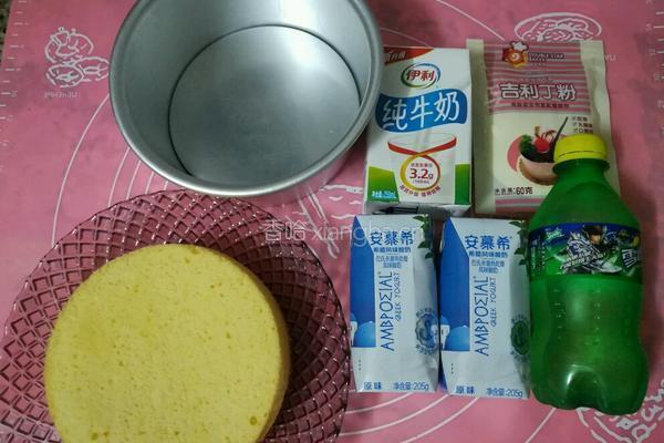 纯酸奶慕斯6寸的做法图解1
