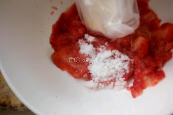 草莓酸奶雪糕的做法图解6