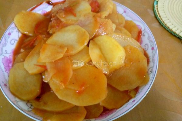 西红柿炖土豆片的做法图解3